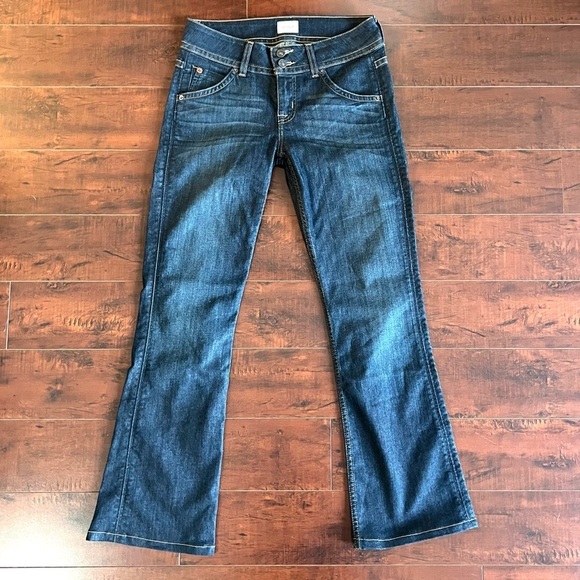 HUDSON Denim Signature Midrise Bootcut Jeans Size 27 Wash Dres - Picture 2 of 11